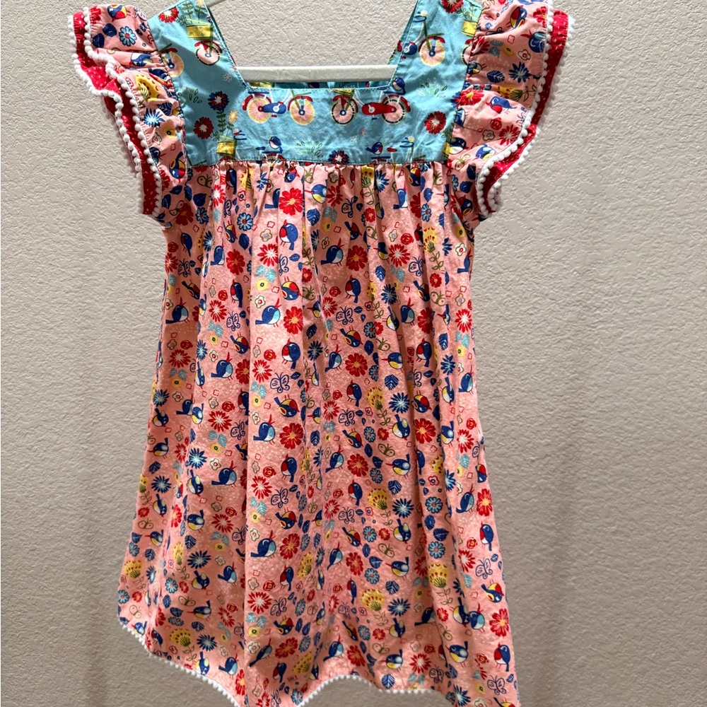 Little Miss Marmalade Bicycle Print Dress